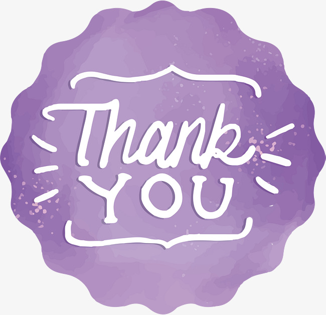 650x628 Purple Watercolor, Thank You, Vector Png, Thank You, Thank You - Thank You Watercolor