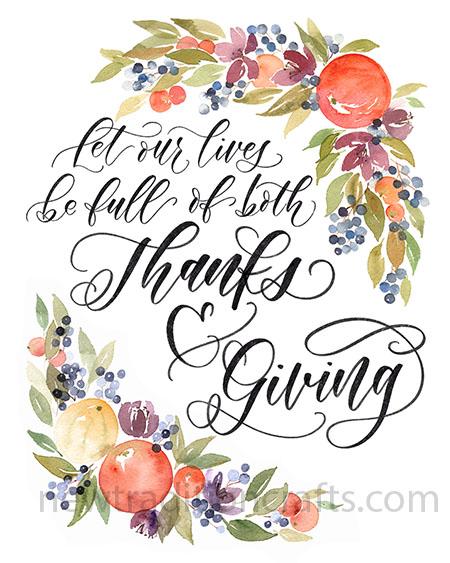 450x563 Thanksgiving Watercolor - Thanksgiving Watercolor