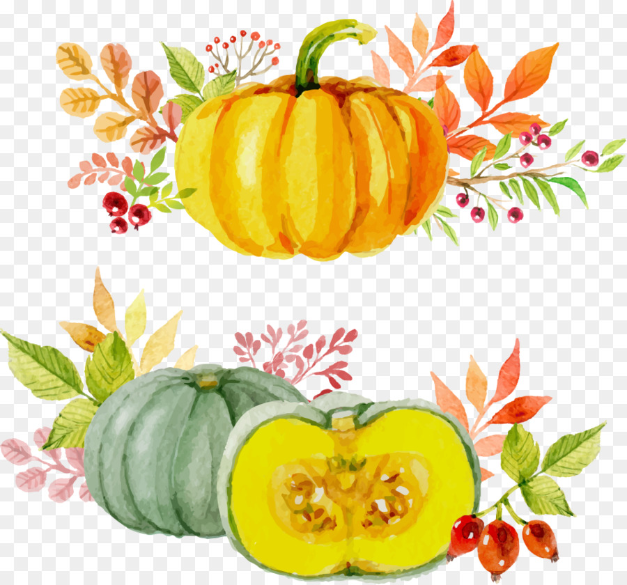 900x840 Paper Thanksgiving Watercolor Painting Autumn Pumpkin - Thanksgiving Watercolor