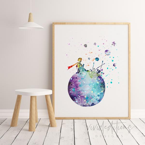 600x600 Boys Watercolor Tagged Little Prince - The Little Prince Watercolor
