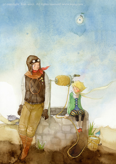 404x571 The Little Prince Korean Artwork The Prince Of Prophecy - The Little Prince Watercolor