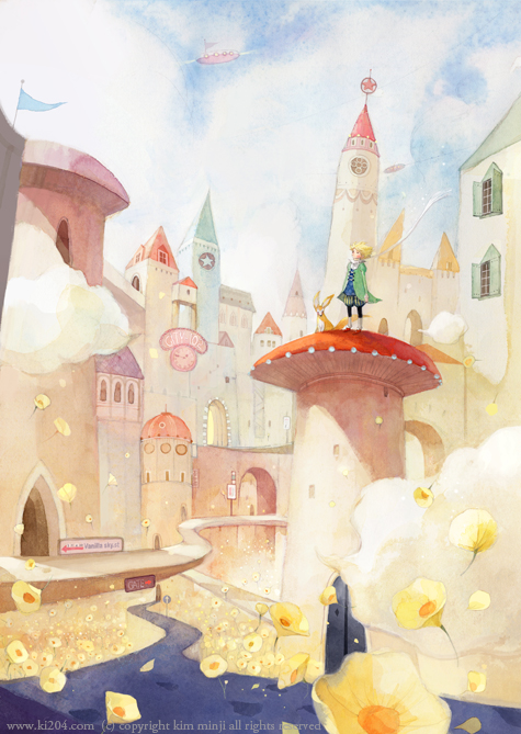 475x669 The Little Prince Kim Minji - The Little Prince Watercolor