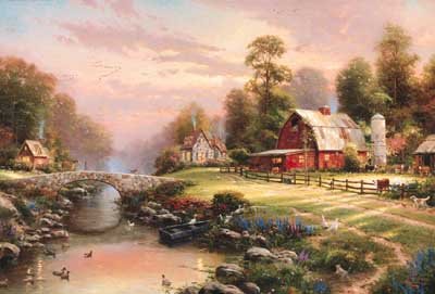 400x271 Thomas Kinkade, The Early Years - Thomas Kinkade Watercolor