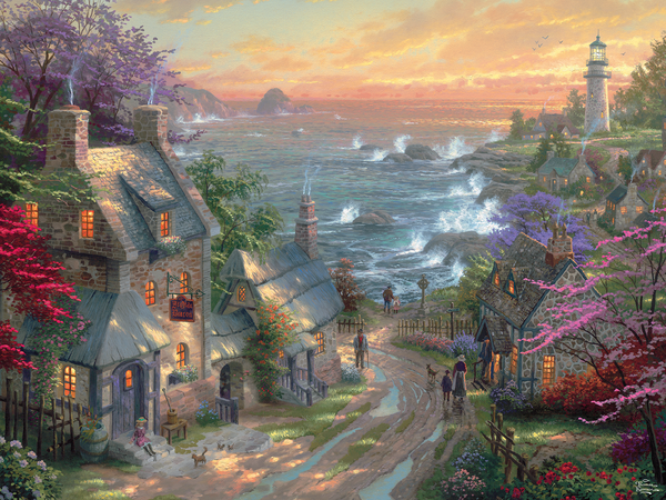 600x450 Thomas Kinkade - Thomas Kinkade Watercolor