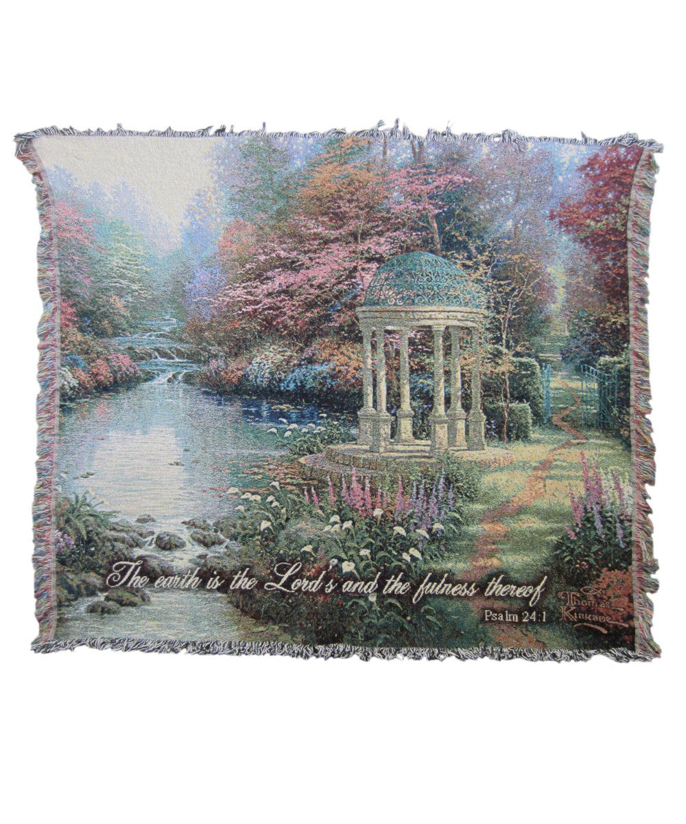 1000x1200 Afghan - Thomas Kinkade Watercolor