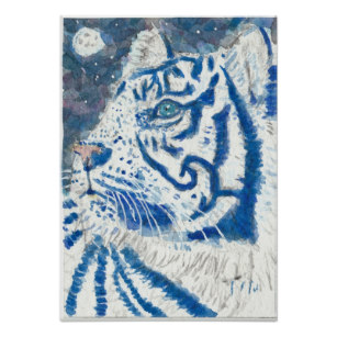 307x307 Tiger Watercolor Posters Amp Photo Prints Zazzle - Tiger Watercolor