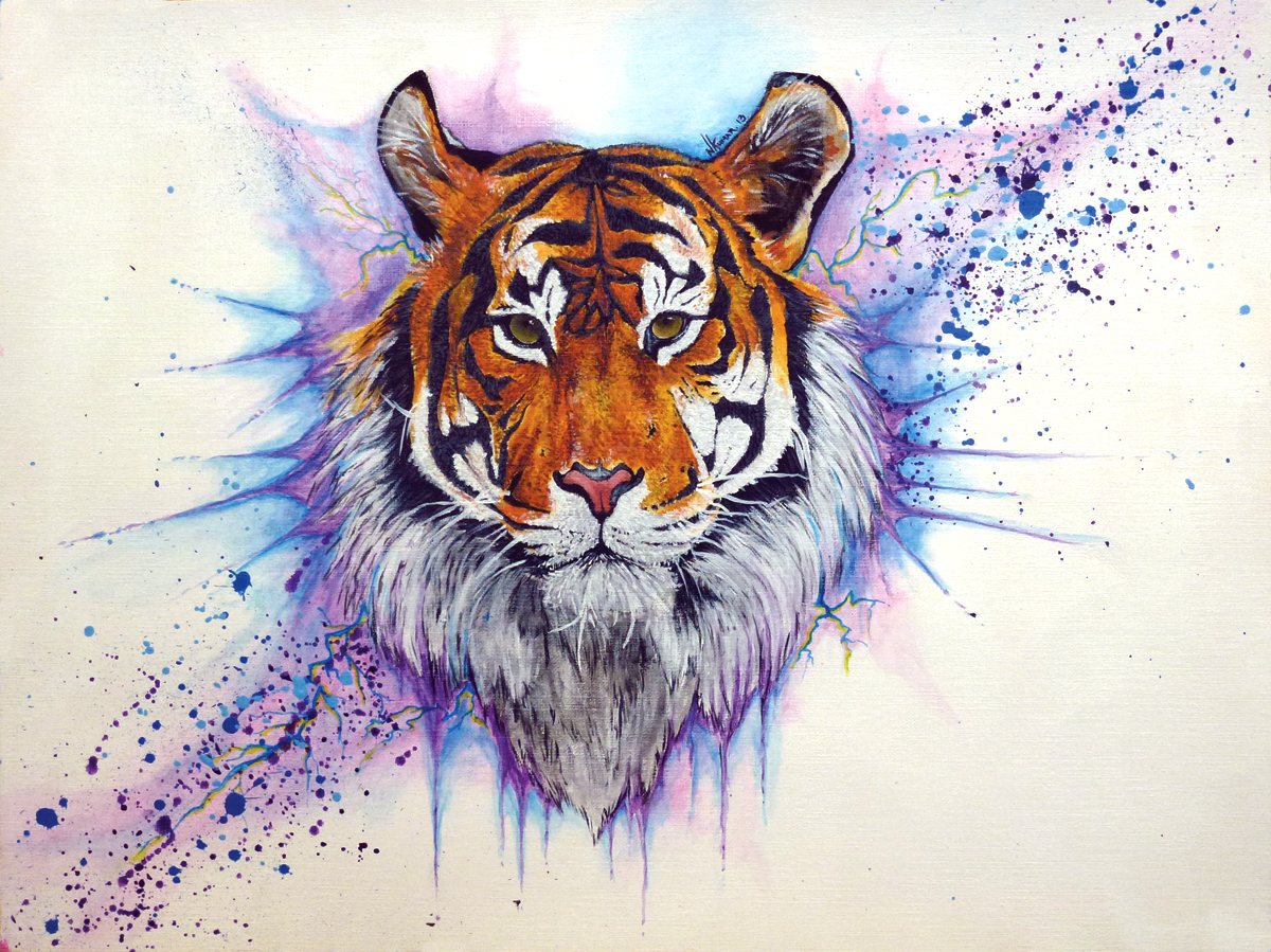1200x899 Tiger Watercolor Tattoo - Tiger Watercolor