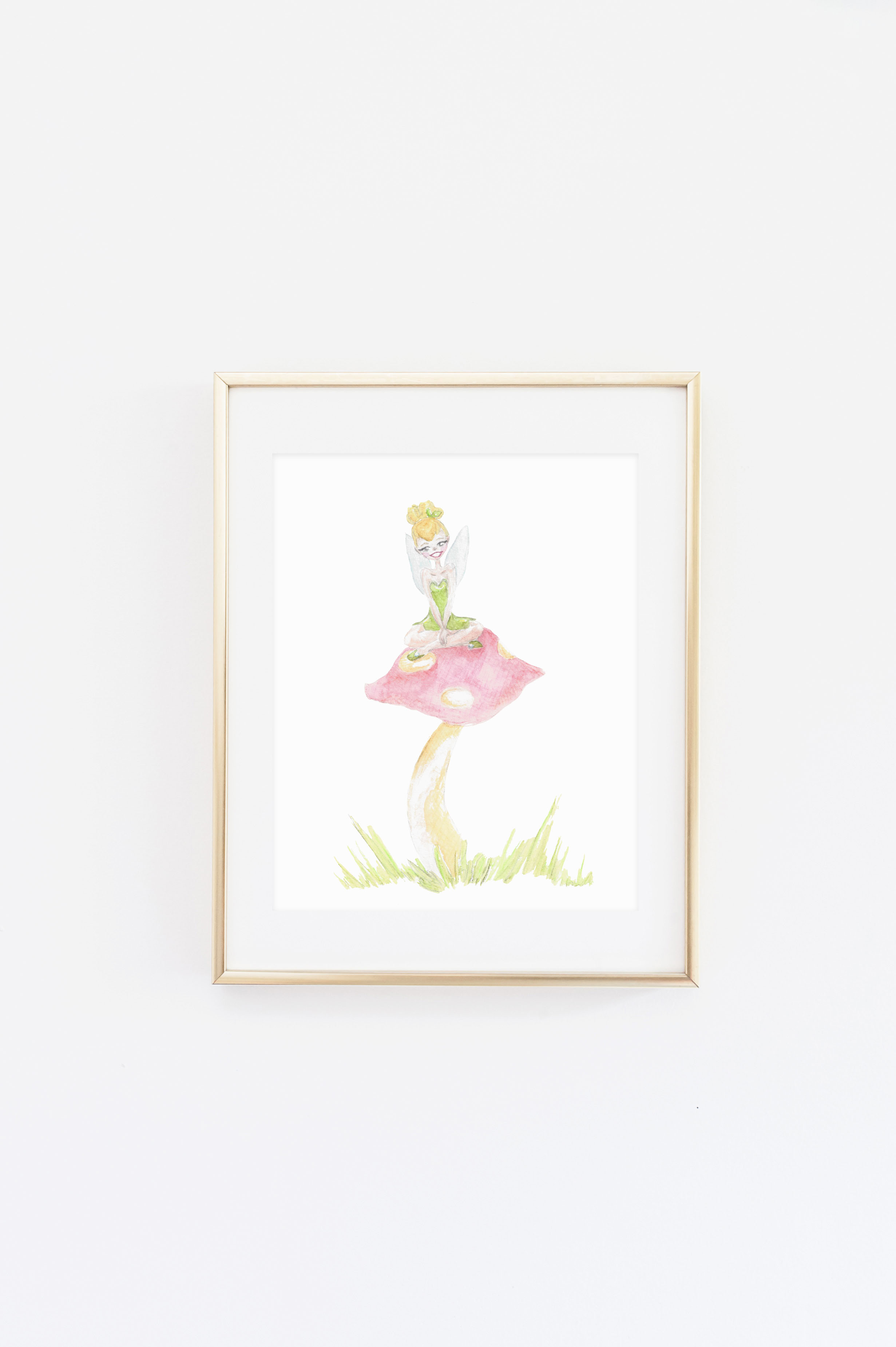 2462x3700 Tinkerbell Watercolor Print Little Moon Dance Online Store - Tinkerbell Watercolor