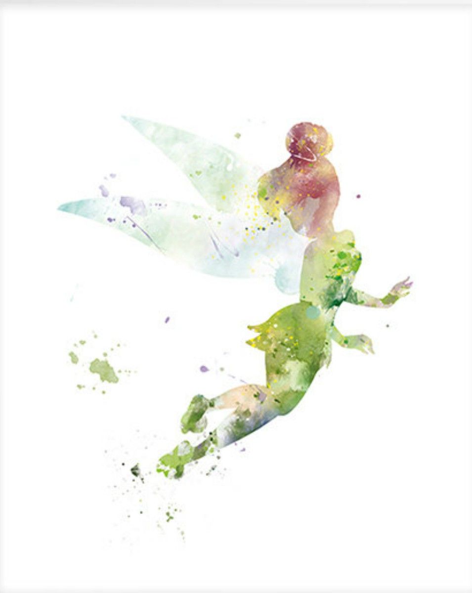 955x1200 Tinkerbell Watercolor Art Tinkerbell And Watercolor - Tinkerbell Watercolor