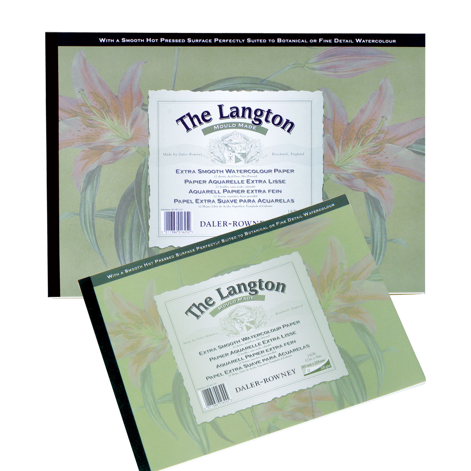 1500x1500 Langton Watercolour Paper Daler Rowney - Tinted Watercolor Paper