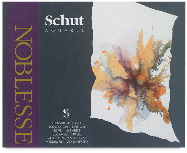 600x491 Schut Noblesse Watercolor Paper - Tinted Watercolor Paper