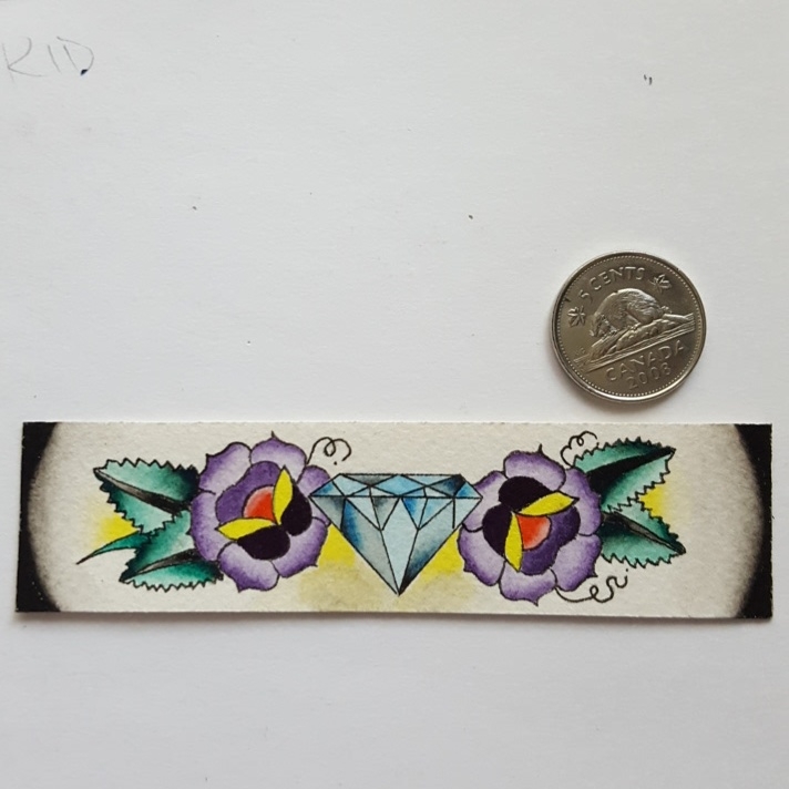 712x712 Tiny Watercolor, Canadian Nickel For Scale Watercolor - Tiny Watercolor