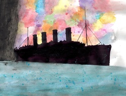 250x191 Titanic Watercolor - Titanic Watercolor