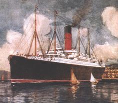236x205 Titanic Watercolour, Ships Series, Print 5 X 7 - Titanic Watercolor