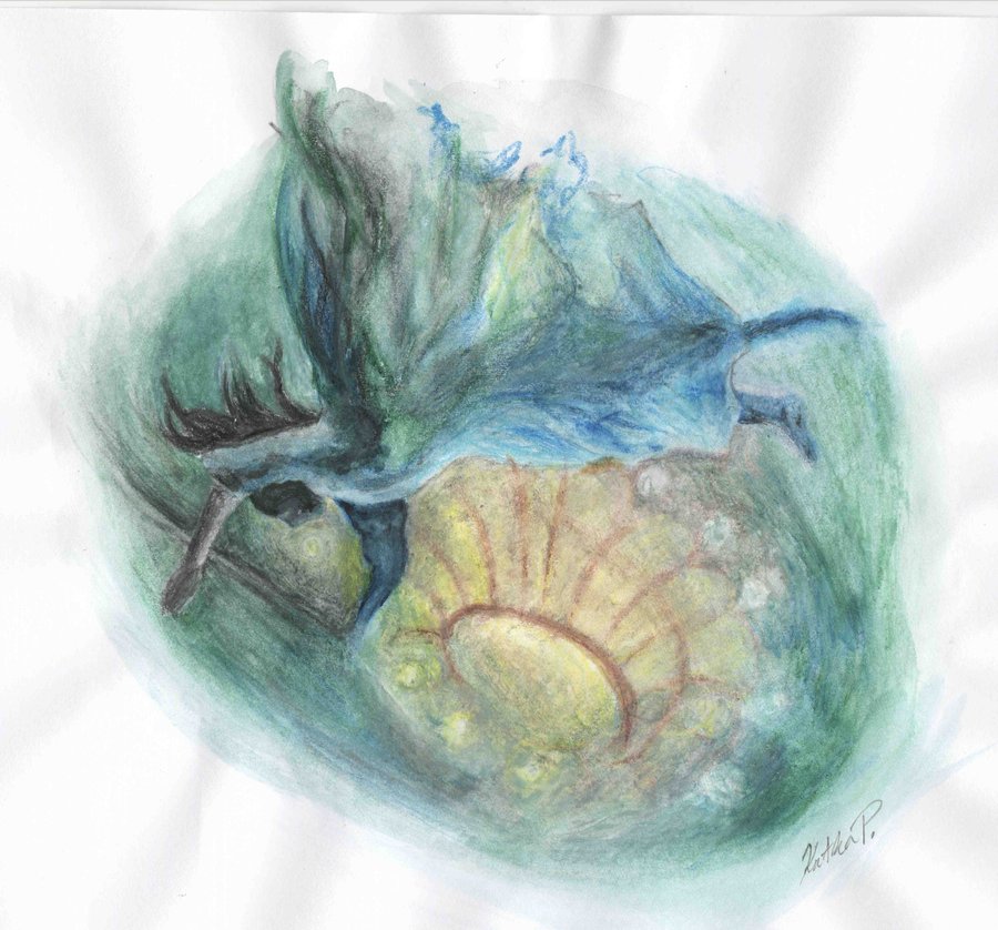 900x838 Dead Woman In Water Titanic By Aidinera - Titanic Watercolor