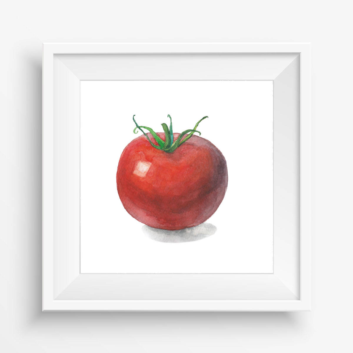 1200x1200 Tomato Watercolor Painting Vegetable Print Tomato Printable Etsy - Tomato Watercolor
