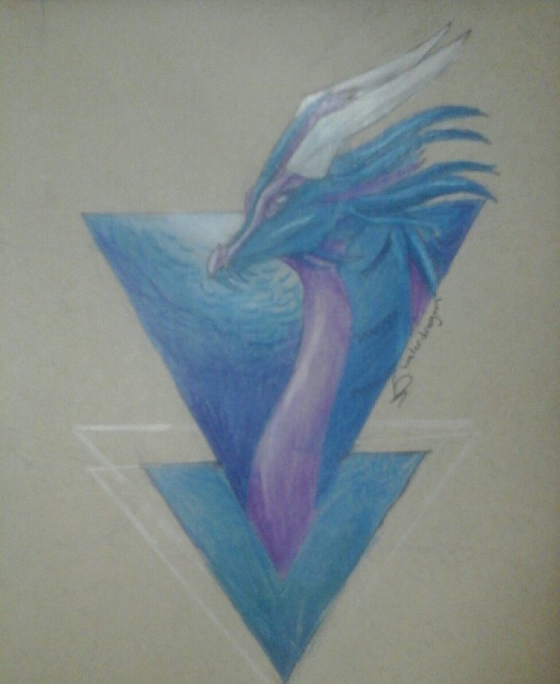 809x988 Sea Dragon (Toned Paper) By Sonatathesunwings - Toned Watercolor Paper