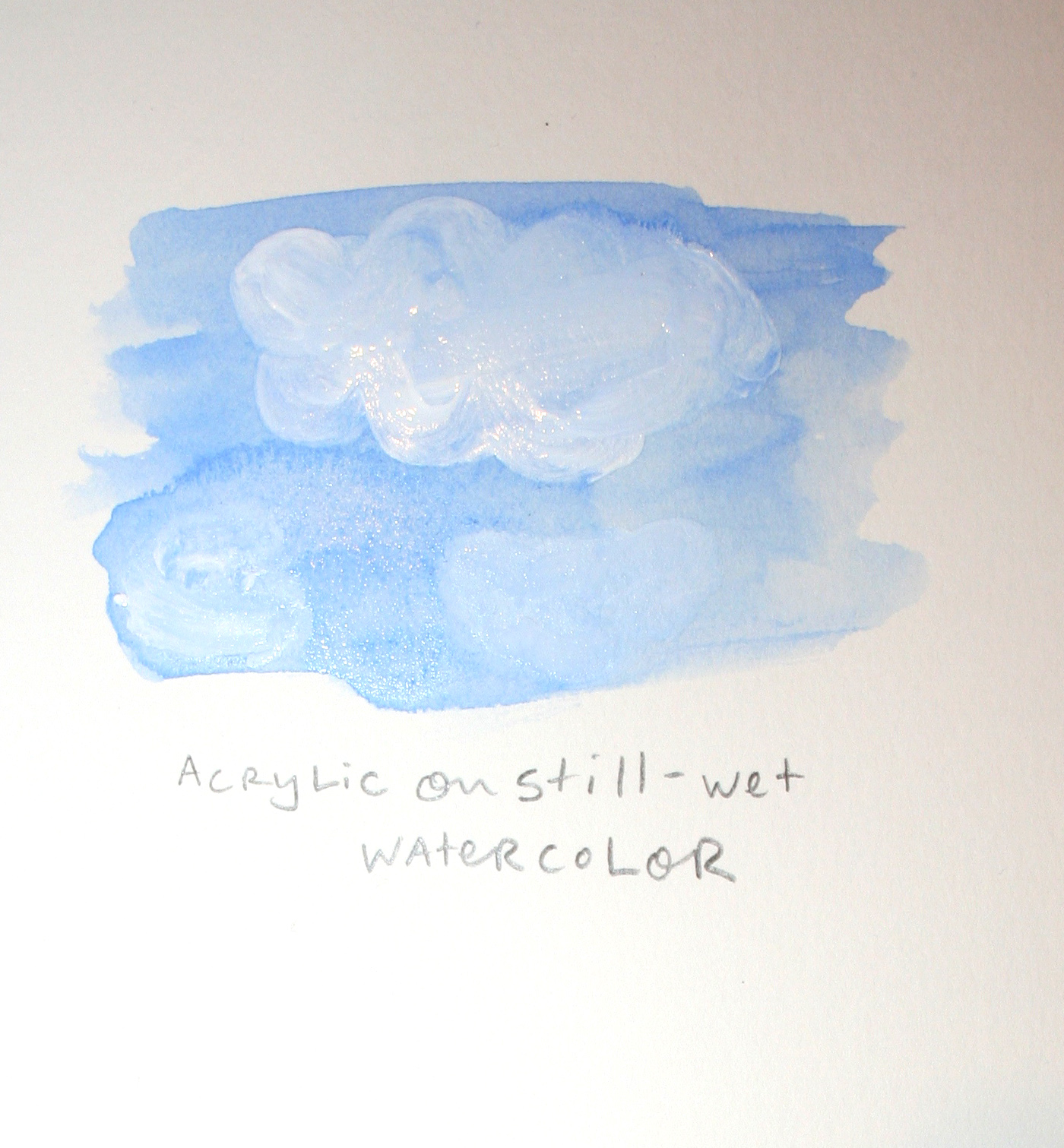 1400x1511 Mixed Media Combining Watercolor And Acrylic In Painting - Top Watercolor