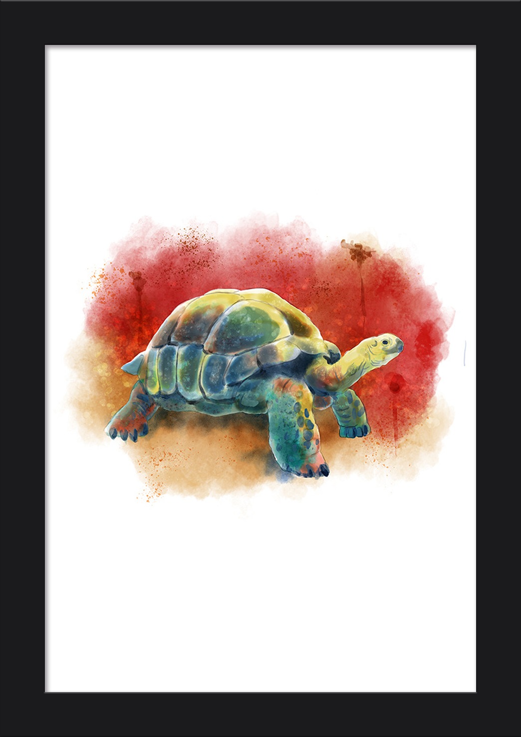 1044x1476 Tortoise - Tortoise Watercolor