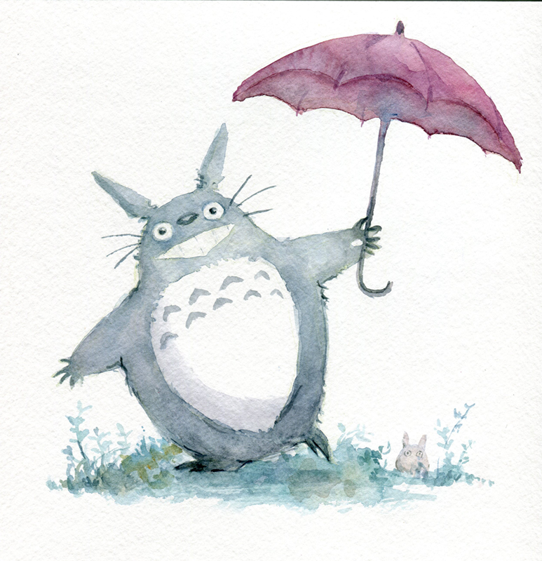 773x800 Totoro - Totoro Watercolor