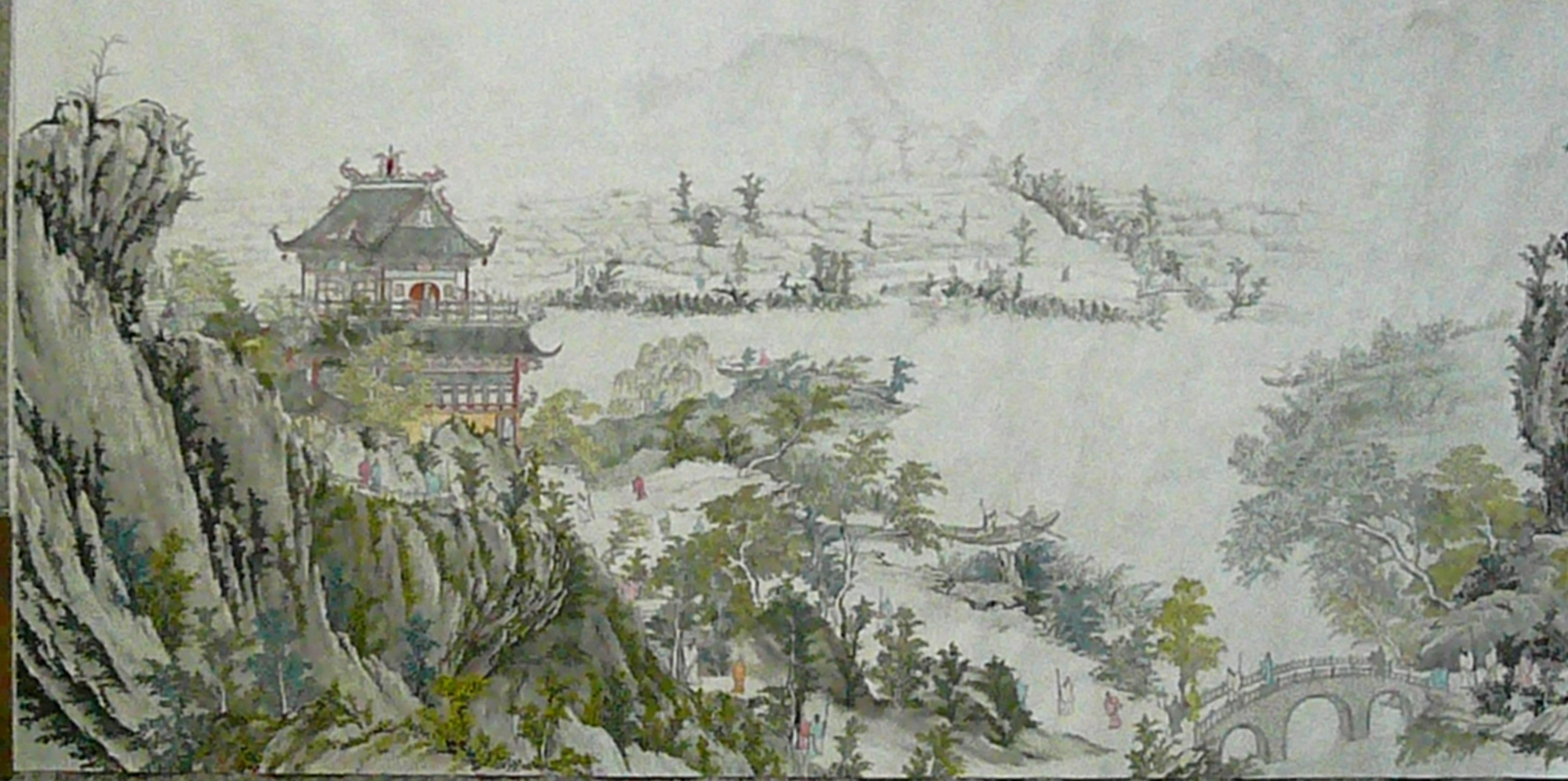 3024x1506 Filea Part Of Giant Traditional Chinese Painting.jpg - Traditional Chinese Watercolor