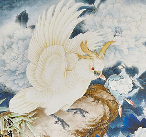 300x281 26 Silk Brocade Traditional Chinese Painting Watercolor - Traditional Chinese Watercolor