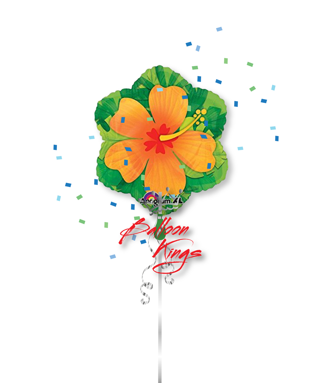 1068x1280 Orange Hibiscus - Transparent Watercolor Wheel