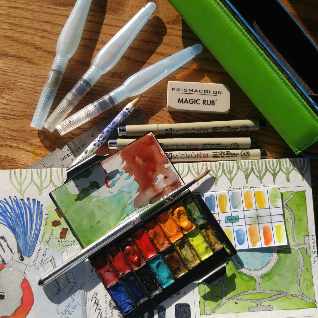 1080x1080 My Travel Watercolor Kit - Travel Watercolor