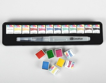 350x274 Diy Watercolor Paint Set,travel Watercolor Set - Travel Watercolor Set