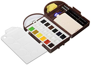 355x253 Holbein Watercolour Travel Set 12 X 5ml Tubes (W450tk) Amazon - Travel Watercolor Set