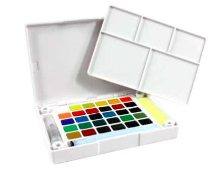 443x348 Sakura Releases New Watercolor Travel Set - Travel Watercolor Set