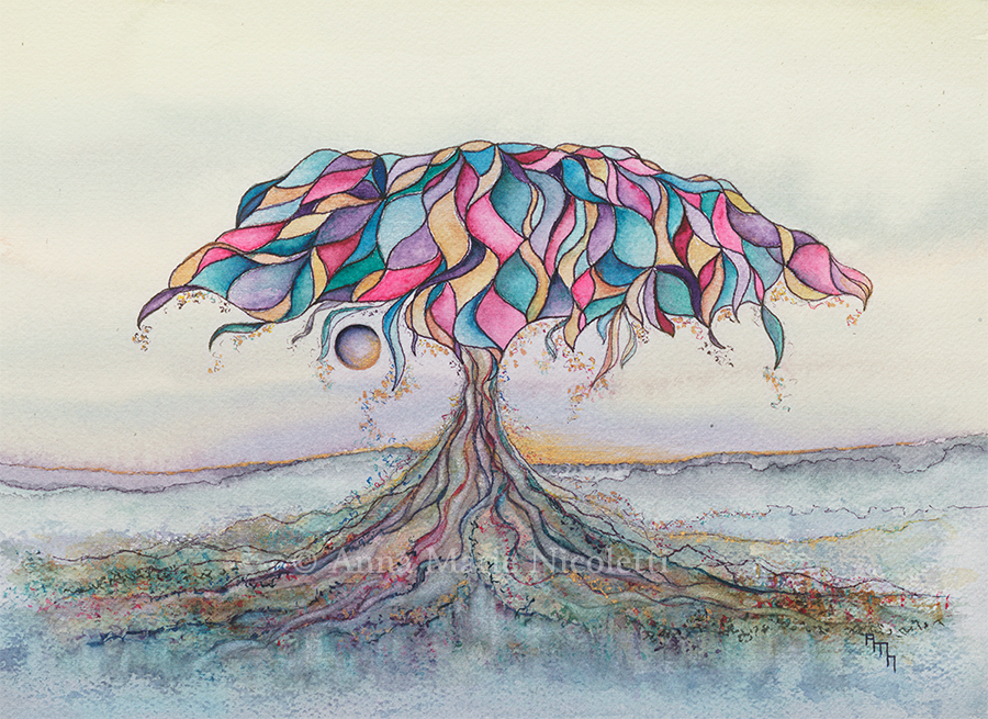 900x655 Tree Of Life - Tree Of Life Watercolor