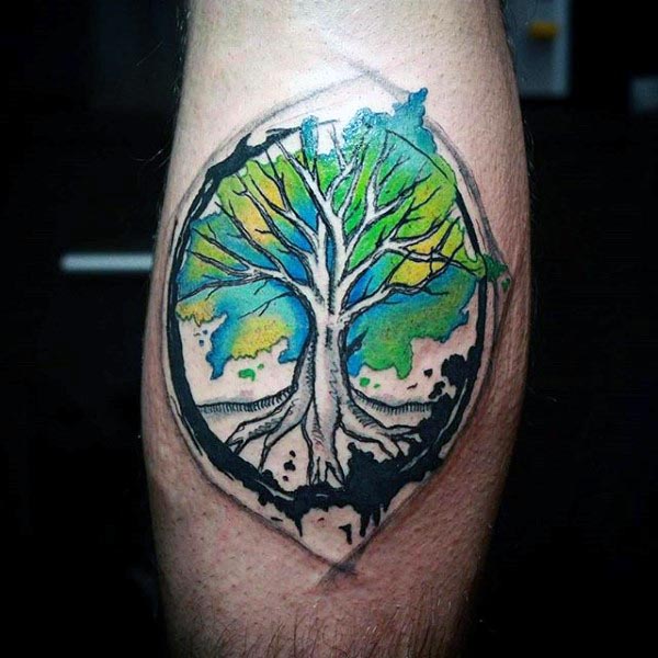 600x600 100 Tree Of Life Tattoo Designs For Men - Tree Of Life Watercolor
