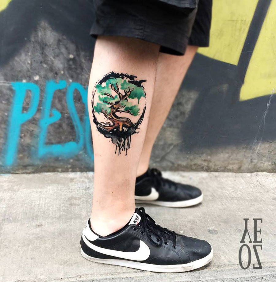 900x920 Small Tree Of Life Tattoos Collection - Tree Of Life Watercolor Tattoo