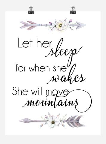 355x480 Boho Tribal Watercolor Nursery Wall Art Print - Tribal Watercolor