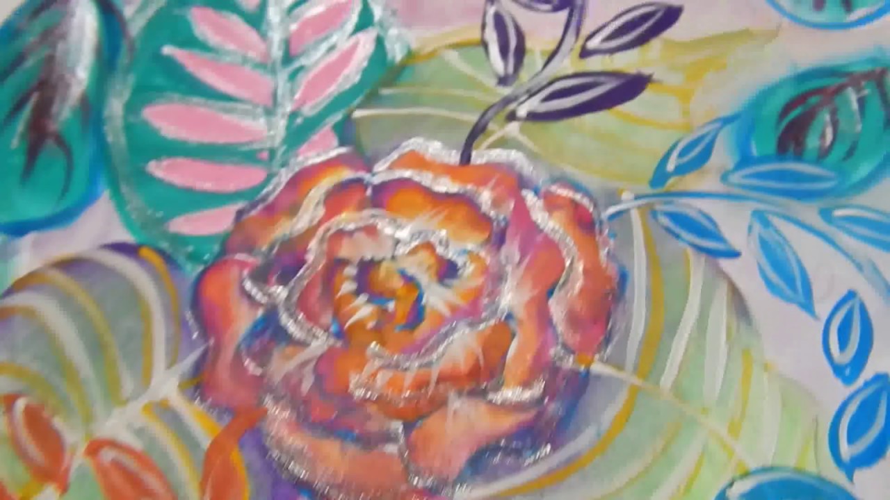 1280x720 Floral Watercolor Trippy Painting + Mini Haul - Trippy Watercolor