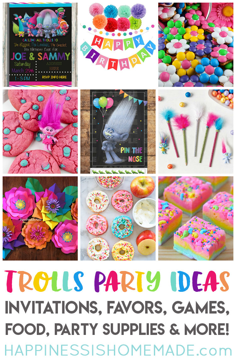 750x1150 The Best Trolls Birthday Party Ideas - Trolls Watercolor