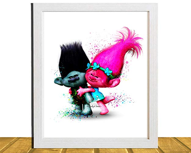 625x500 Poppy And Branch - Trolls Watercolor