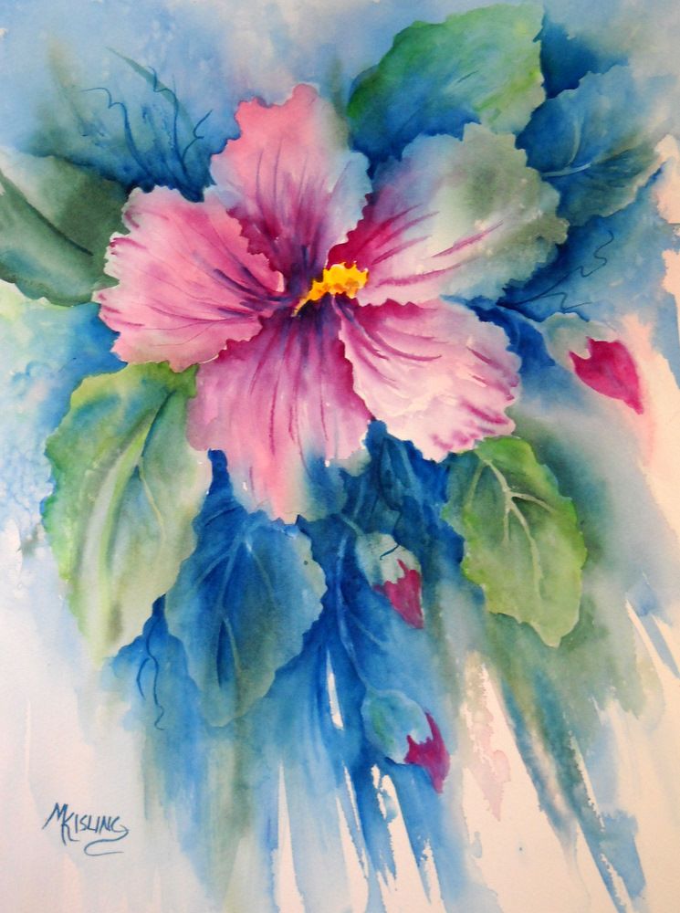 745x1000 Tropical Watercolor Paintings Creative Painting By Martha - Tropical Watercolor Paintings