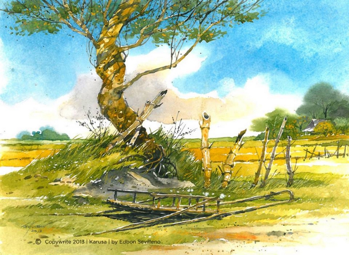 700x512 Tropical Scenery Of American Watercolor Painter Nita Engle (64 - Tropical Watercolor Paintings