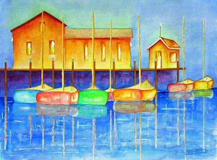 432x318 Florida Watercolor Artist Thomas Draving Paints Art Landscapes And - Tropical Watercolor Paintings