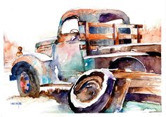 236x167 Maria Barry Avto I Dr. (Art) Cars, Watercolor And - Truck Watercolor