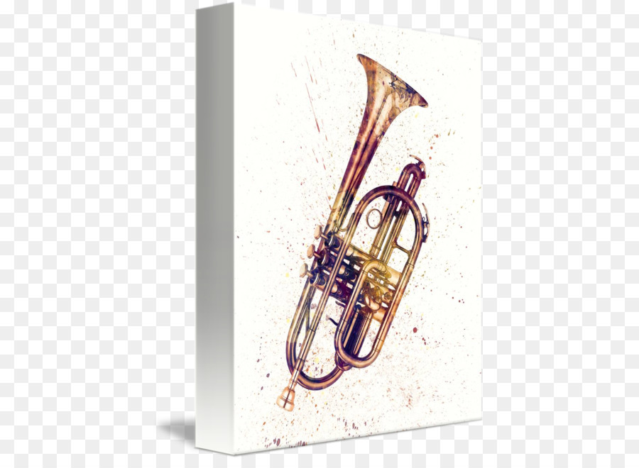 900x660 Download Saxhorn Trumpet Abstract Art Tuba Abstract Watercolor - Trumpet Watercolor