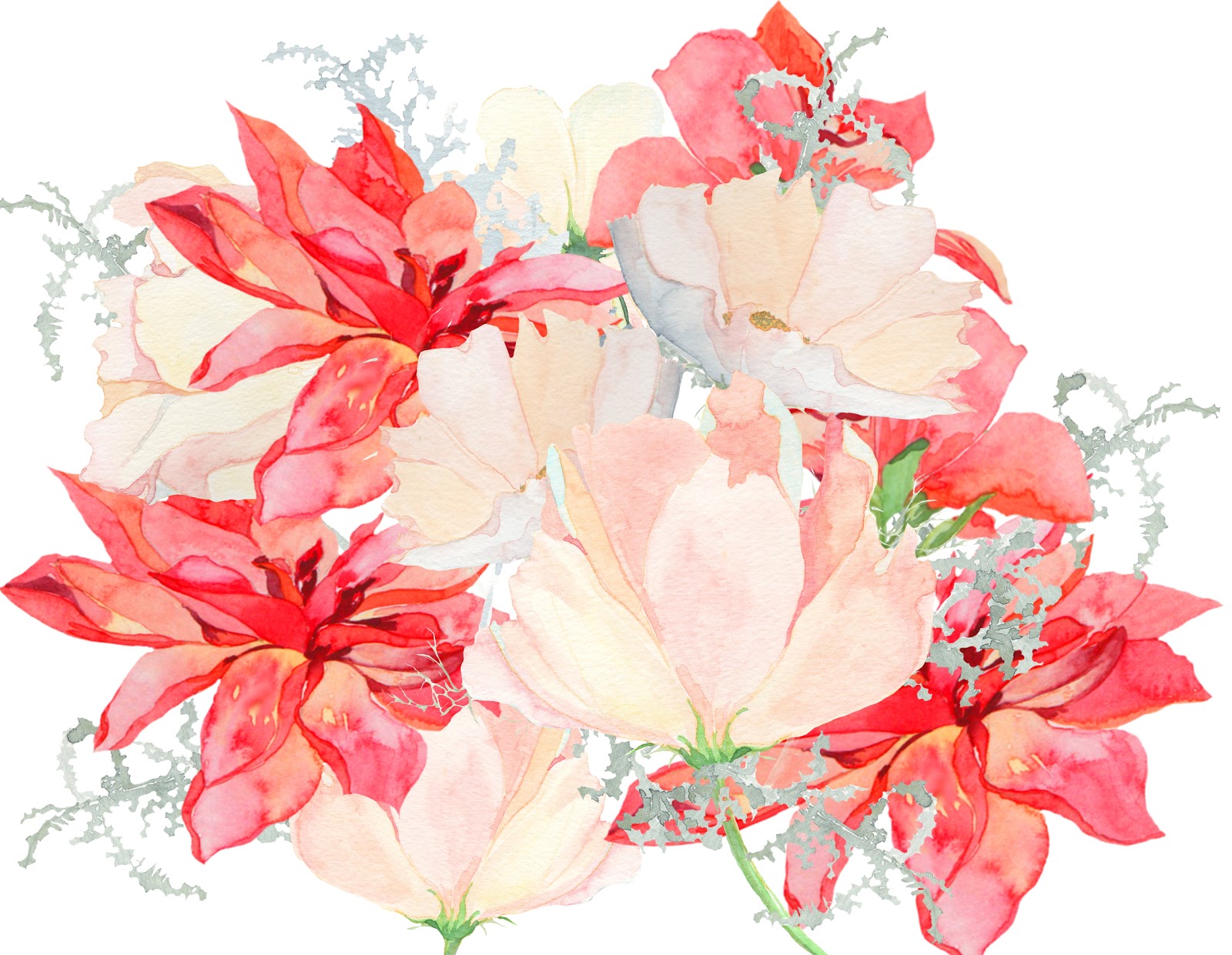 Tumblr Watercolor Flowers