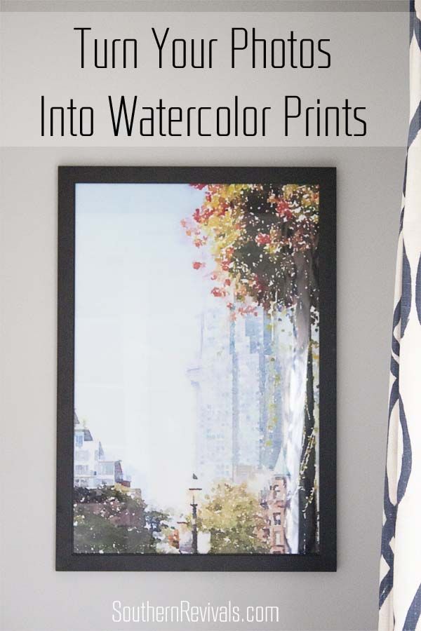 600x900 Turning A Photo Into A Giant Watercolor Print Diy Ideas - Turn Picture Into Watercolor