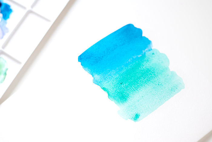 700x469 Diy Watercolor Thank You Cards Designsponge - Turquoise Watercolor