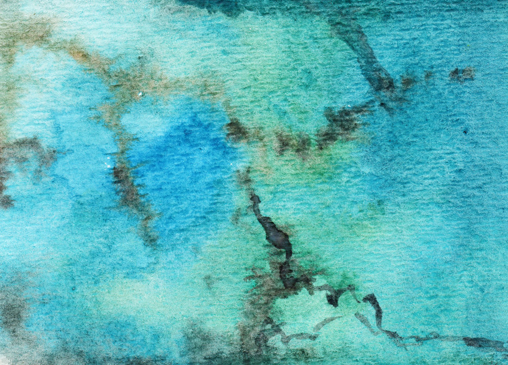 1024x736 Turquoise Watercolor Texture By Haleygottardo - Turquoise Watercolor