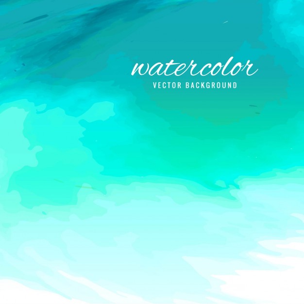 626x626 Turquoise Background With Watercolor Texture Vector Free Download - Turquoise Watercolor