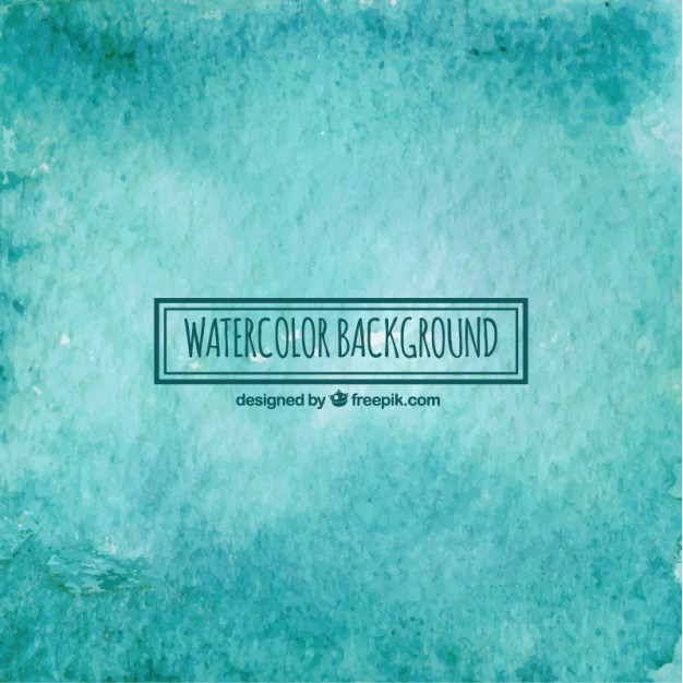 626x626 Turquoise Watercolor Background Vector Free Download - Turquoise Watercolor