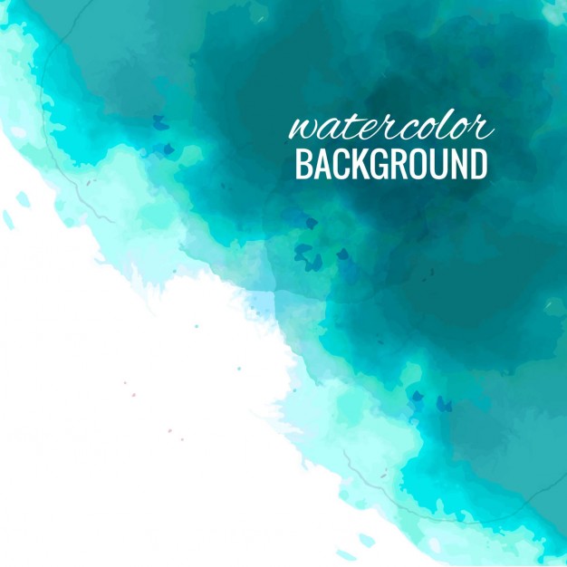 626x626 Turquoise Watercolor On White Background Vector Free Download - Turquoise Watercolor
